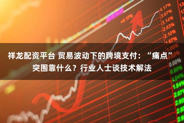 祥龙配资平台 贸易波动下的跨境支付：“痛点” 突围靠什么？行业人士谈技术解法